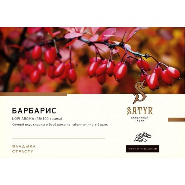 Табак Satyr Barberry 100 грамм в Нижнем Новгороде