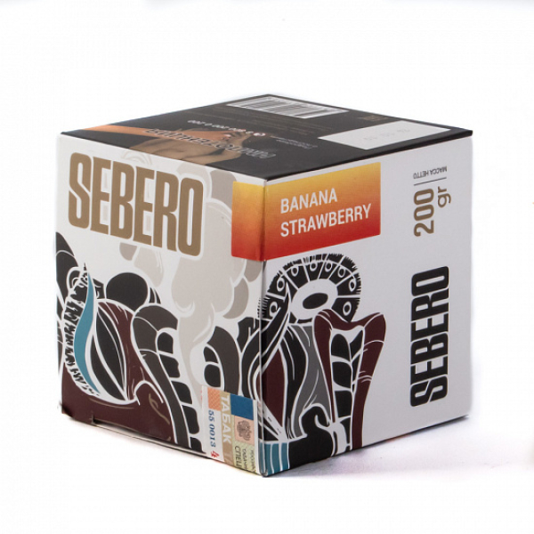 Табак SEBERO BANANA STRAWBERRY 200 грамм в Нижнем Новгороде