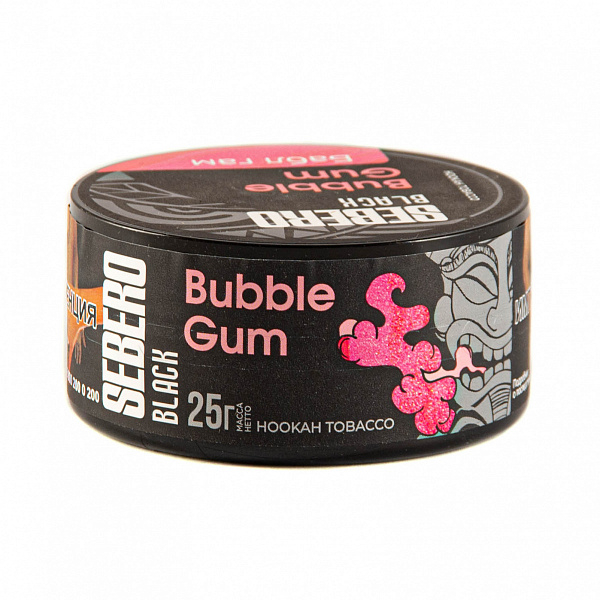 Табак SEBERO BLACK BUBBLE GUM 25 гр в Нижнем Новгороде