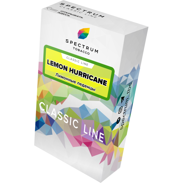Табак Spectrum Classic lemon hurricane 40 грамм в Нижнем Новгороде