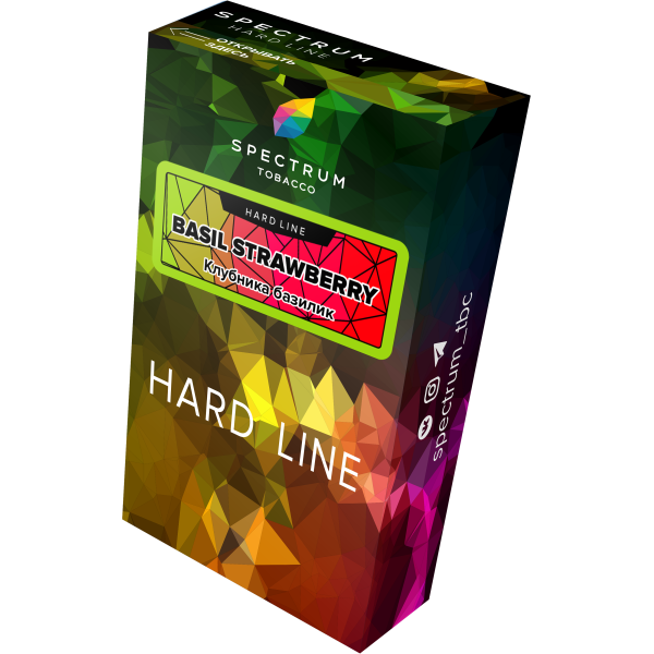 Табак Spectrum Hard basil strawberry 40 грамм в Нижнем Новгороде