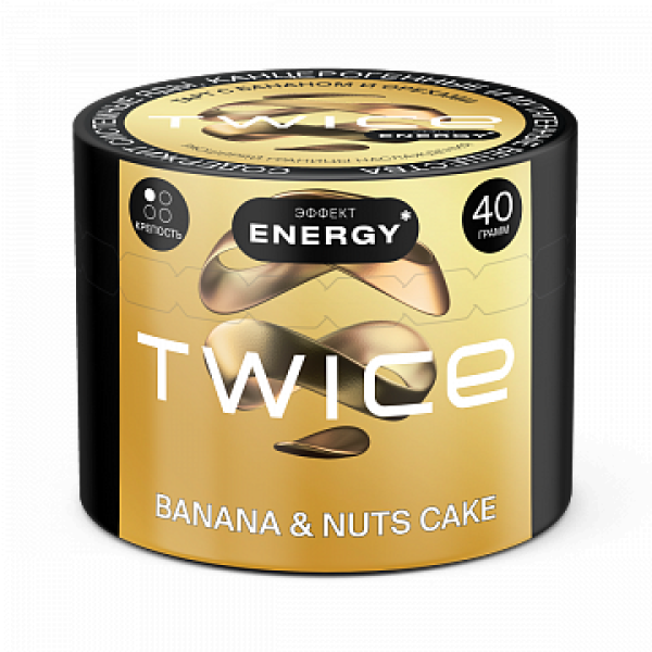 Табак TWICE Banana Nuts Cake (Пирог с бананом и орехами) 40 гр в Нижнем Новгороде