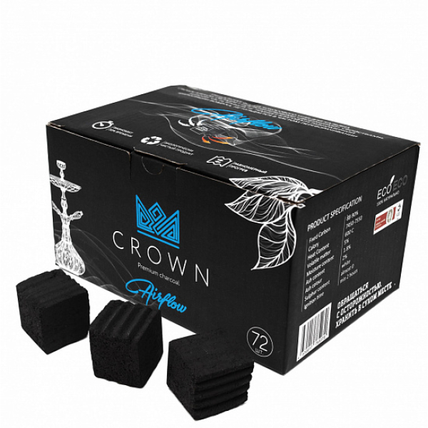 Кокосовый уголь Crown Air-Flow 25 мм в Нижнем Новгороде