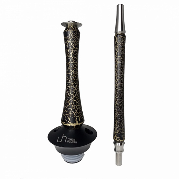 Кальян Union Hookah Sleek Кракле золотой в Нижнем Новгороде