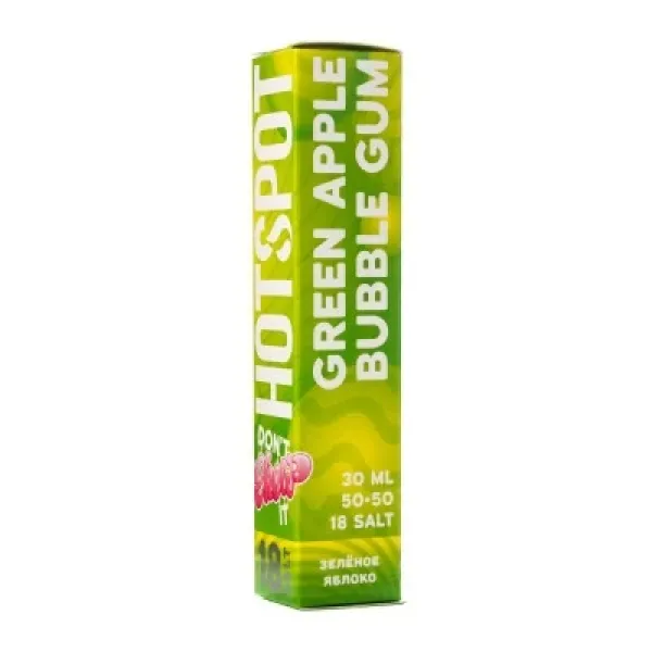 Жидкость HOTSPOT Chow Green Apple Bubble Gum 30 мл в Нижнем Новгороде