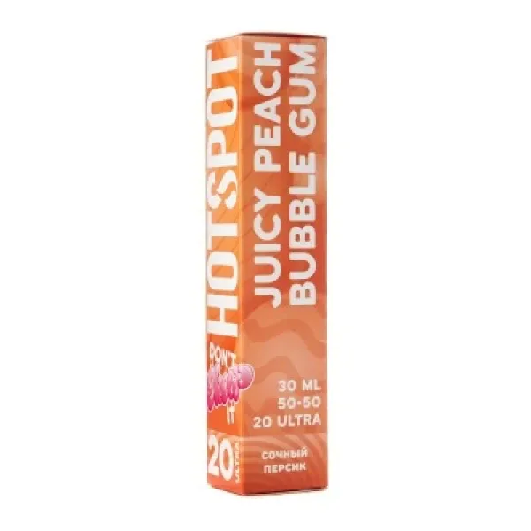 Жидкость HOTSPOT Chow Ultra Juicy Peach Bubble Gum 30 мл в Нижнем Новгороде