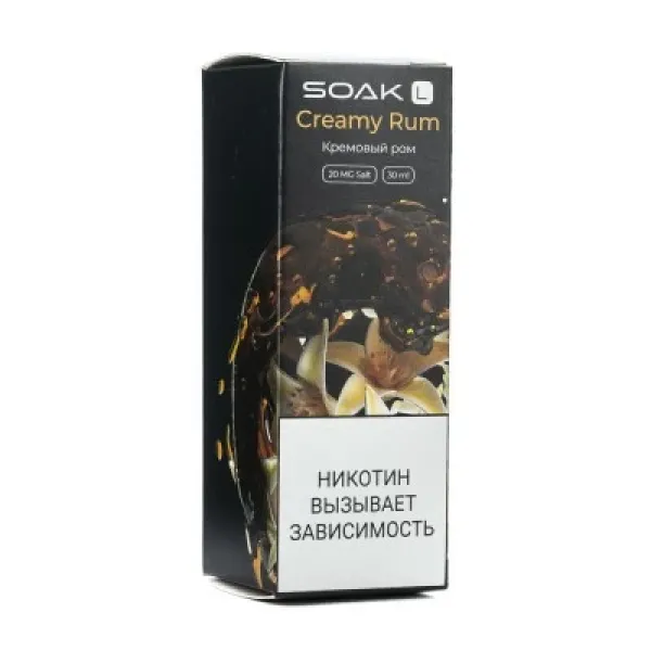 Жидкость SOAK L Creamy Rum 30 мл в Нижнем Новгороде