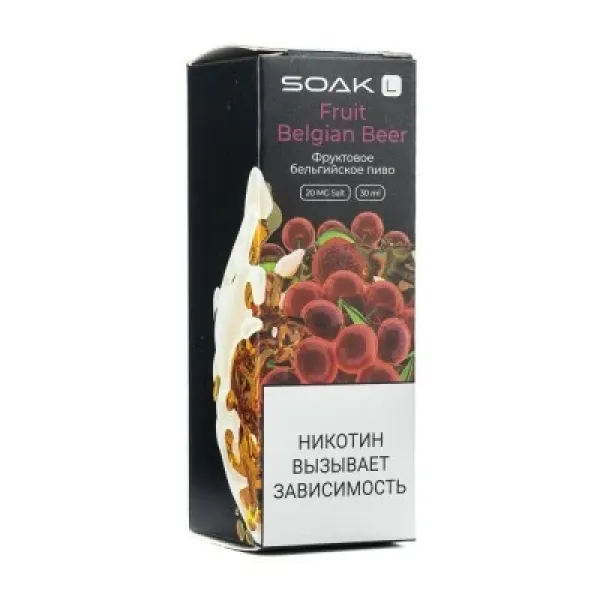 Жидкость SOAK L Fruit Belgian Beer 30 мл в Нижнем Новгороде