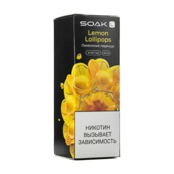 Жидкость SOAK L Lemon Lollipops 30 мл в Нижнем Новгороде