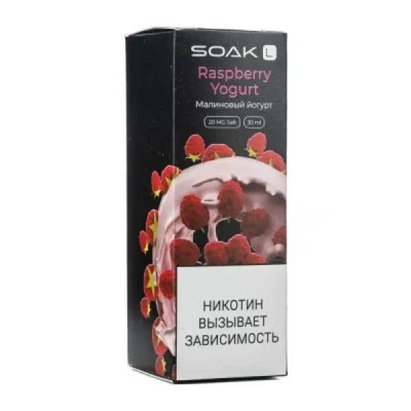 Жидкость SOAK L Raspberry Yogurt 30 мл в Нижнем Новгороде