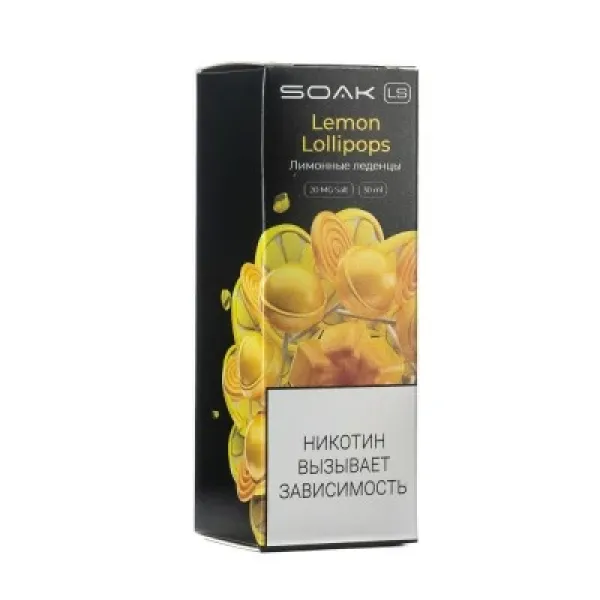 Жидкость SOAK LS Lemon Lollipops 30 мл в Нижнем Новгороде