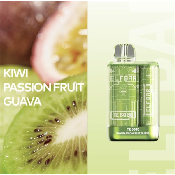 Elfbar TE5000 Kiwi Passion fruit Guava, 5000 тяг в Нижнем Новгороде