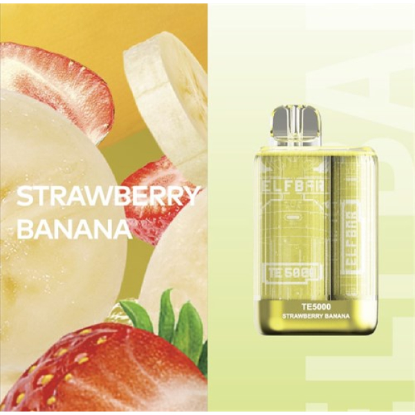 Elfbar TE5000 Strawberry Banana, 5000 тяг в Нижнем Новгороде