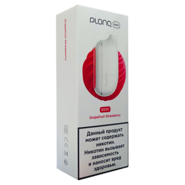 Plonq Max Grapefruit Strawberry 6000 тяг в Нижнем Новгороде