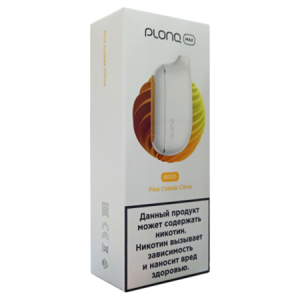 Plonq Max Pina Colada Citrus 6000 тяг в Нижнем Новгороде