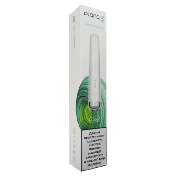 Plonq Plus Pro Lime Lemongrass 4000 тяг в Нижнем Новгороде