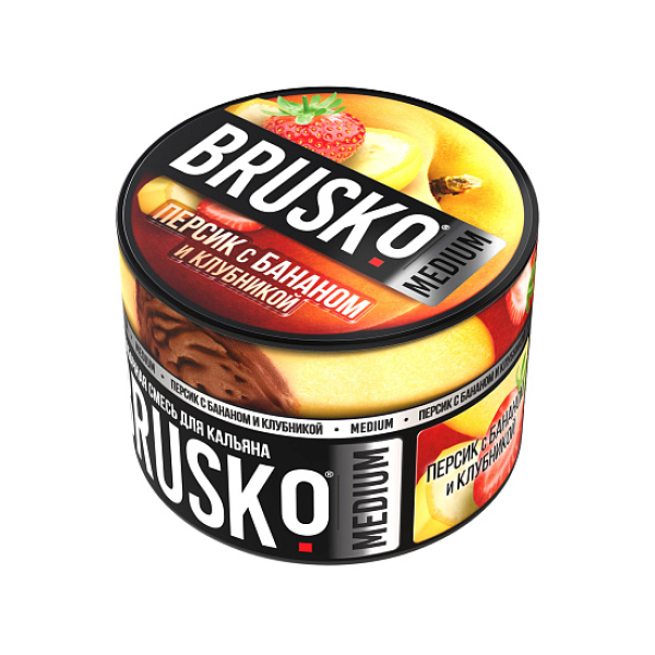 Смесь Brusko Персик с бананом и клубникой 50 гр в Нижнем Новгороде