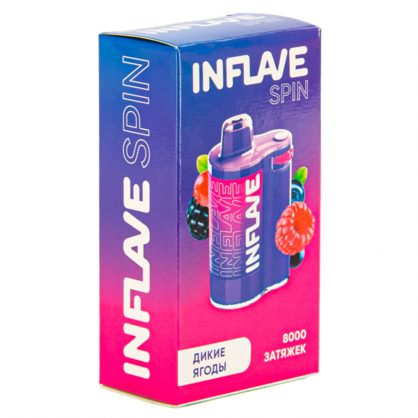 INFLAVE SPIN Дикие ягоды (8000 затяжек) в Нижнем Новгороде