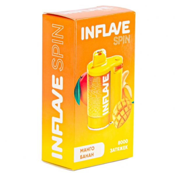 INFLAVE SPIN Манго банан (8000 затяжек) в Нижнем Новгороде