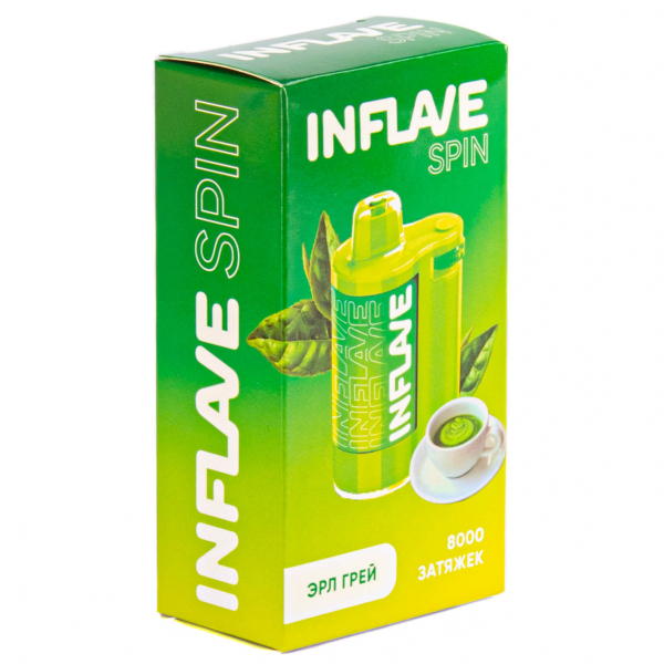 INFLAVE SPIN Эрл Грей (8000 затяжек) в Нижнем Новгороде