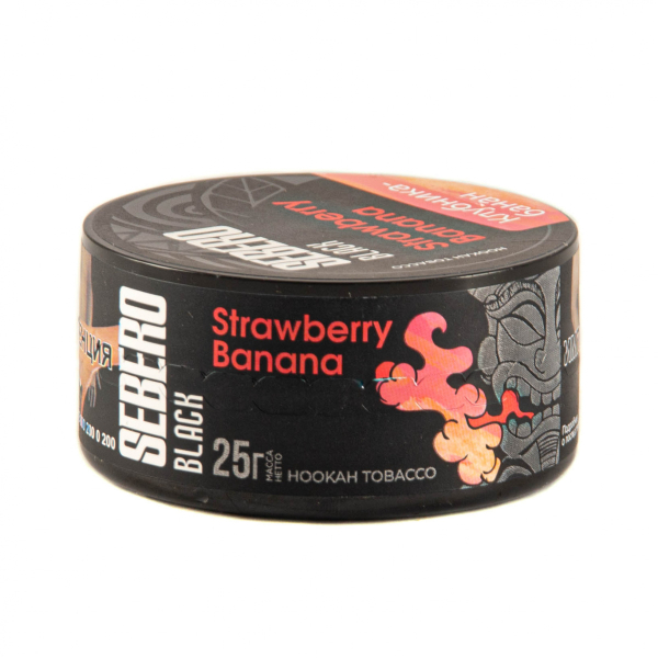 Табак Sebero Black Strawberry Banana  25 грамм в Нижнем Новгороде