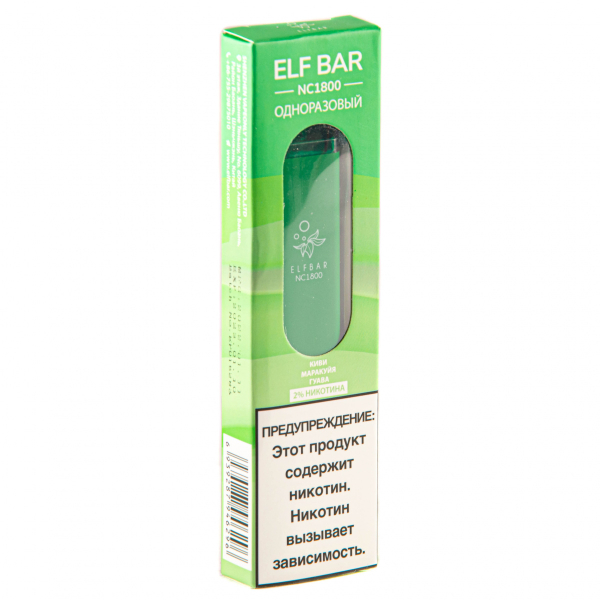 ELF BAR NC Kiwi Passionfruit Guava (1800 затяжек) 20 мг в Нижнем Новгороде