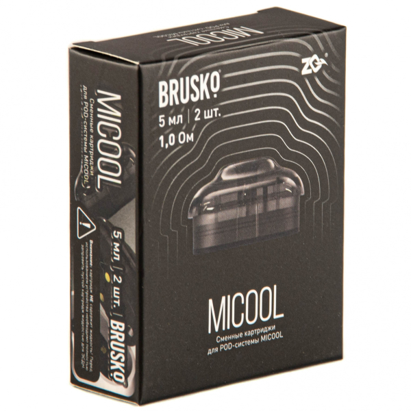 Картридж Brusko Zq Micool 5мл (2шт.) 1.0 в Нижнем Новгороде