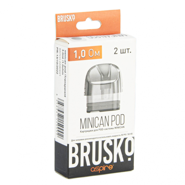 Картридж Brusko Minican прозрачный (2шт.) 0,8 в Нижнем Новгороде