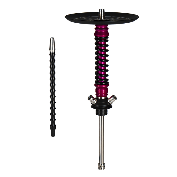 Кальян Mamay Customs Coilovers Mini розовый лак черный   в Нижнем Новгороде