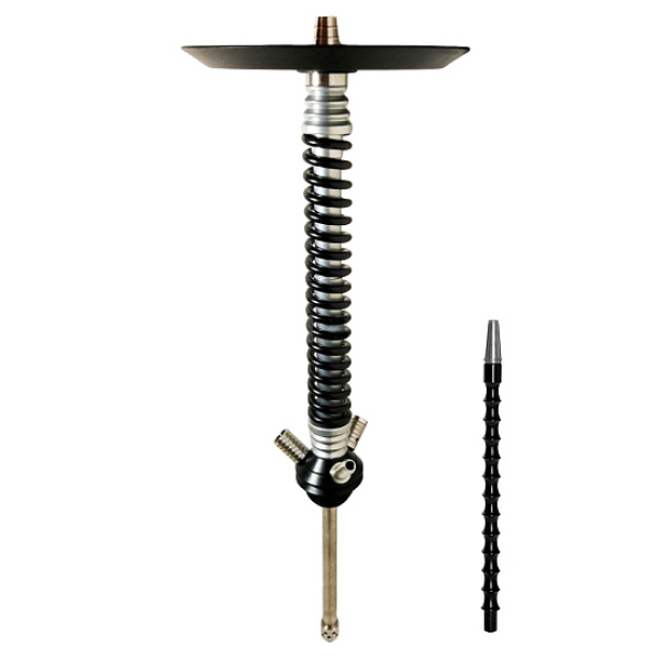 Кальян Mamay Custom V3 №12 Coilovers Хром-Черный  в Нижнем Новгороде