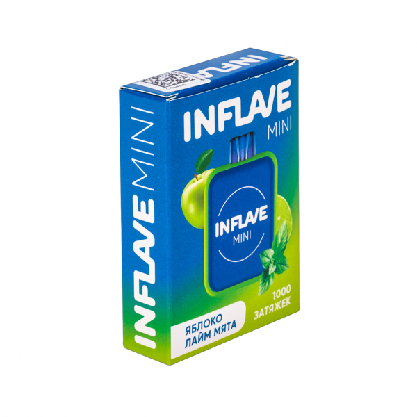 Inflave Mini Яблоко Лайм Мята (1000 Затяжек) в Нижнем Новгороде