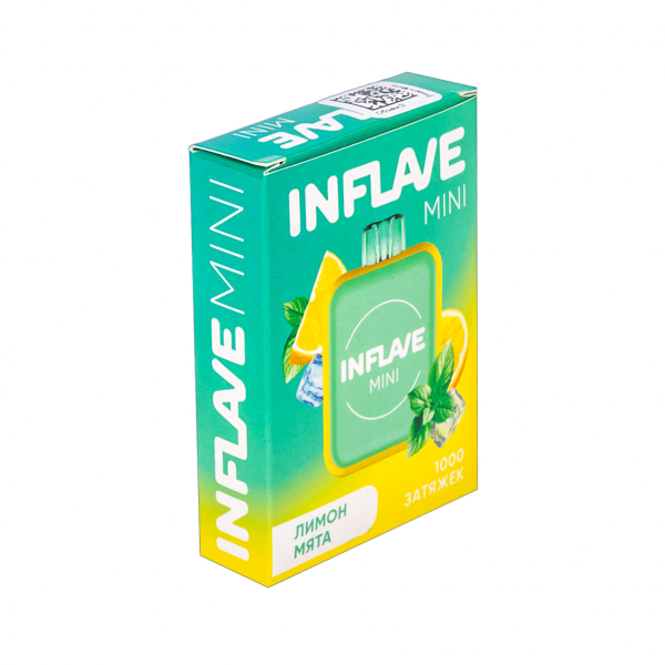 Inflave Mini Лимон Мята (1000 Затяжек) в Нижнем Новгороде