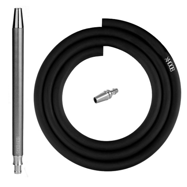 Hoob Smpl Xl Шланг Комплект Black (Черный Шланг, Мундштук, Коннектор Plug) в Нижнем Новгороде