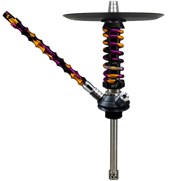 Кальян Mamay Custom Coilovers Micro Черный Пурпурно-Золотой Камуфляж  в Нижнем Новгороде