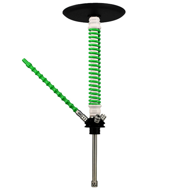 Кальян Mamay Custom V3 №12 Coilovers Белый-Салат  в Нижнем Новгороде