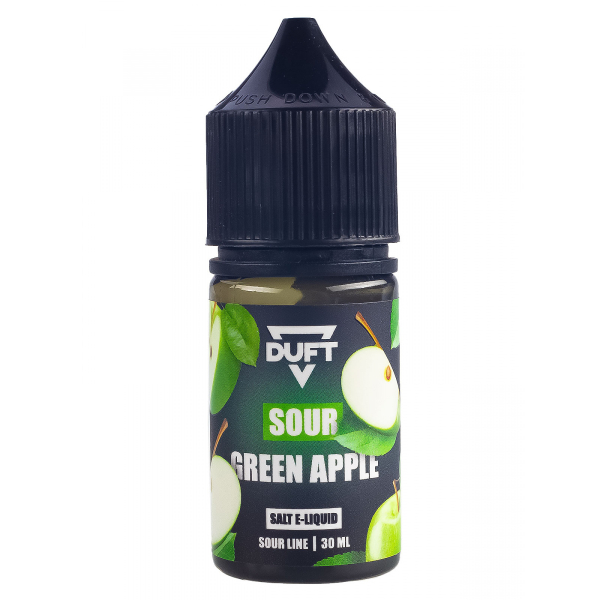 Жидкость Duft Sour Line Salt 20 Green Apple 30 Мл в Нижнем Новгороде