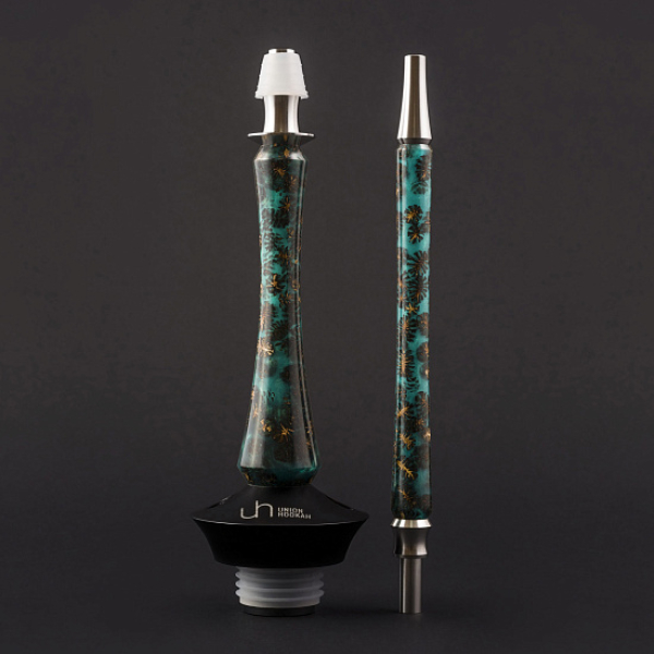 Кальян Union Hookah Sleek Акрил С Шишками Бирюзовый  в Нижнем Новгороде