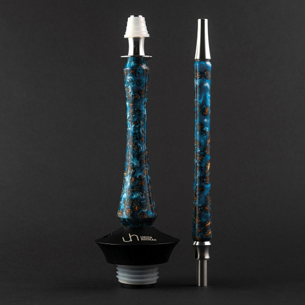 Кальян Union Hookah Sleek Акрил С Шишками Голубой   в Нижнем Новгороде