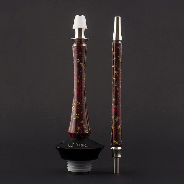Кальян Union Hookah Sleek Акрил С Шишками Красный   в Нижнем Новгороде