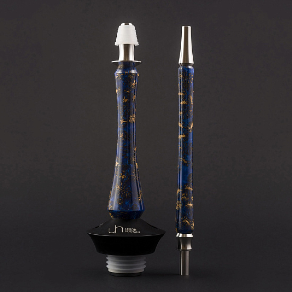 Кальян Union Hookah Sleek Акрил С Шишками Синий  в Нижнем Новгороде