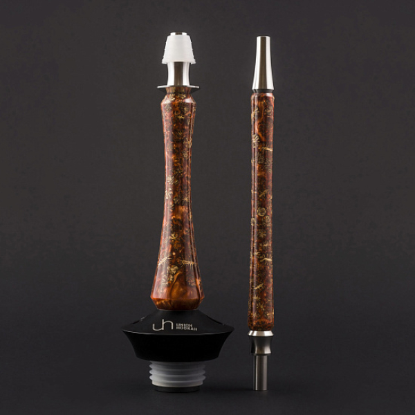 Кальян Union Hookah Sleek Акрил С Шишками Янтарь  в Нижнем Новгороде