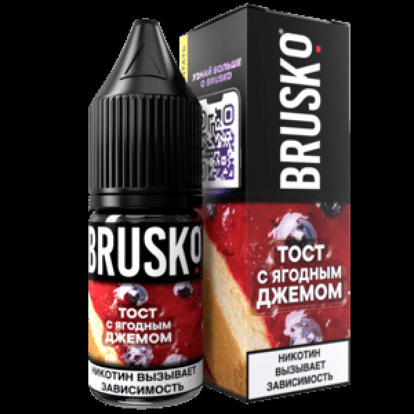 Жидкость Brusko Salt Тост С Ягодным Джемом 10 Мл 2 Мг в Нижнем Новгороде