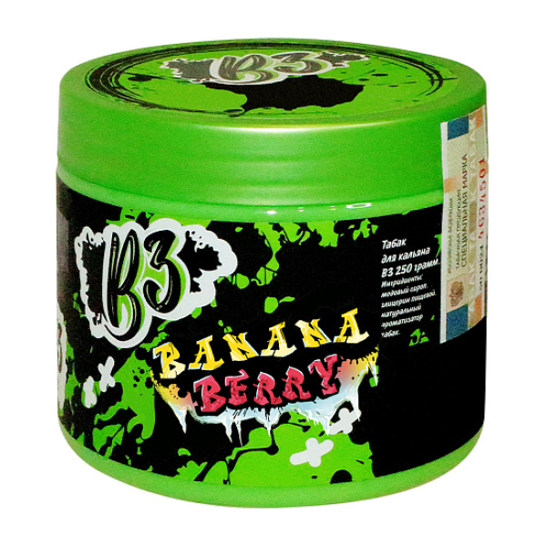 Табак B3 Bananaberry  250 грамм в Нижнем Новгороде