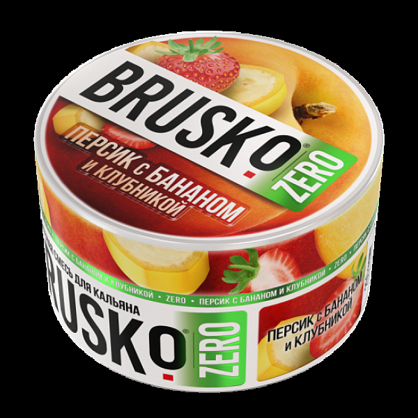 Смесь Brusko Персик С Бананом И Клубникой (Zero)  250 гр в Нижнем Новгороде