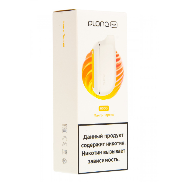 Plonq Max Манго Персик (6000 Затяжек) 20 Мг в Нижнем Новгороде
