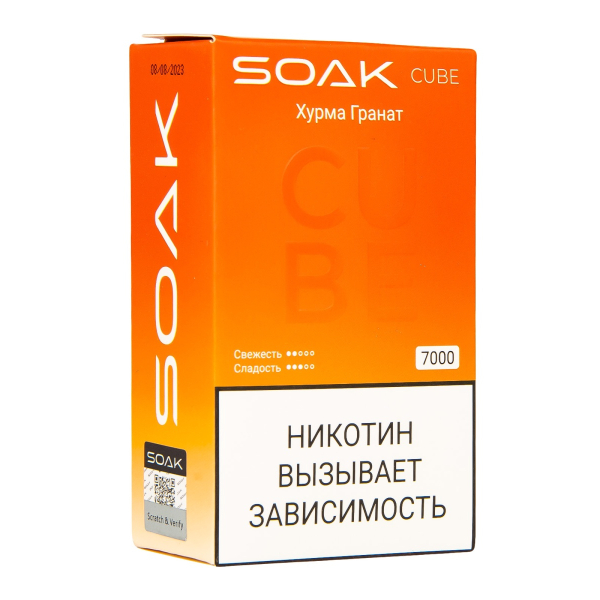 Soak Cube Хурма Гранат 7000 Затяжек в Нижнем Новгороде