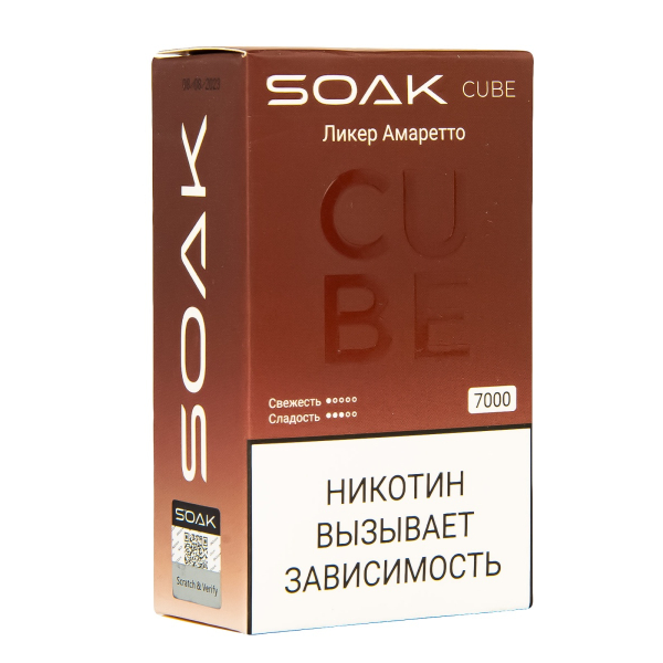 Soak Cube Ликер Амаретто 7000 Затяжек в Нижнем Новгороде