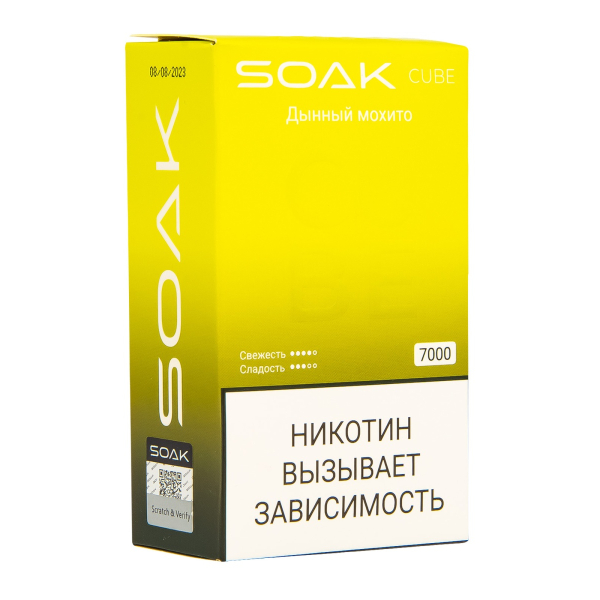 Soak Cube Дынный Мохито 7000 Затяжек в Нижнем Новгороде