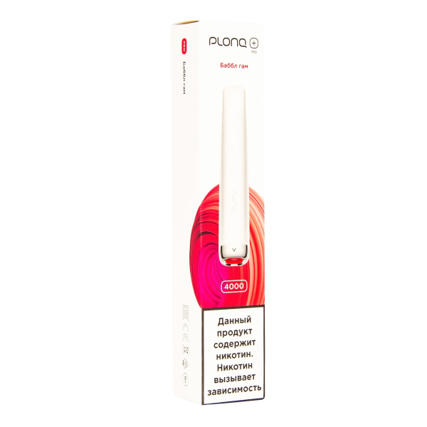 Plonq Plus Pro Баббл Гам (4000 Затяжек) 20 Мг в Нижнем Новгороде