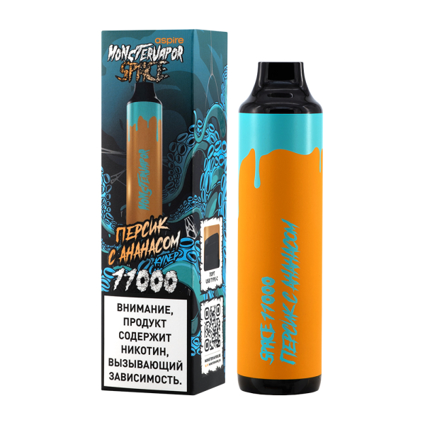 Электронка Monstervapor Space Персик И Ананас (11000 Затяжек) в Нижнем Новгороде